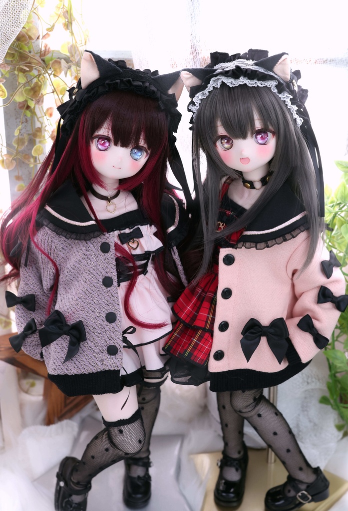 MDD / KUMAKO【ドットチュール・ニーハイソックス】【Dot Tulle Knee-High Socks】