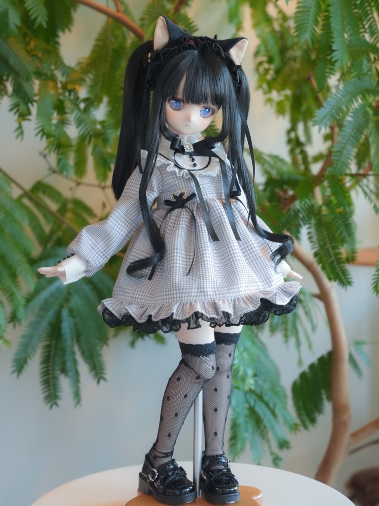 MDD / KUMAKO【ドットチュール・ニーハイソックス】【Dot Tulle Knee-High Socks】