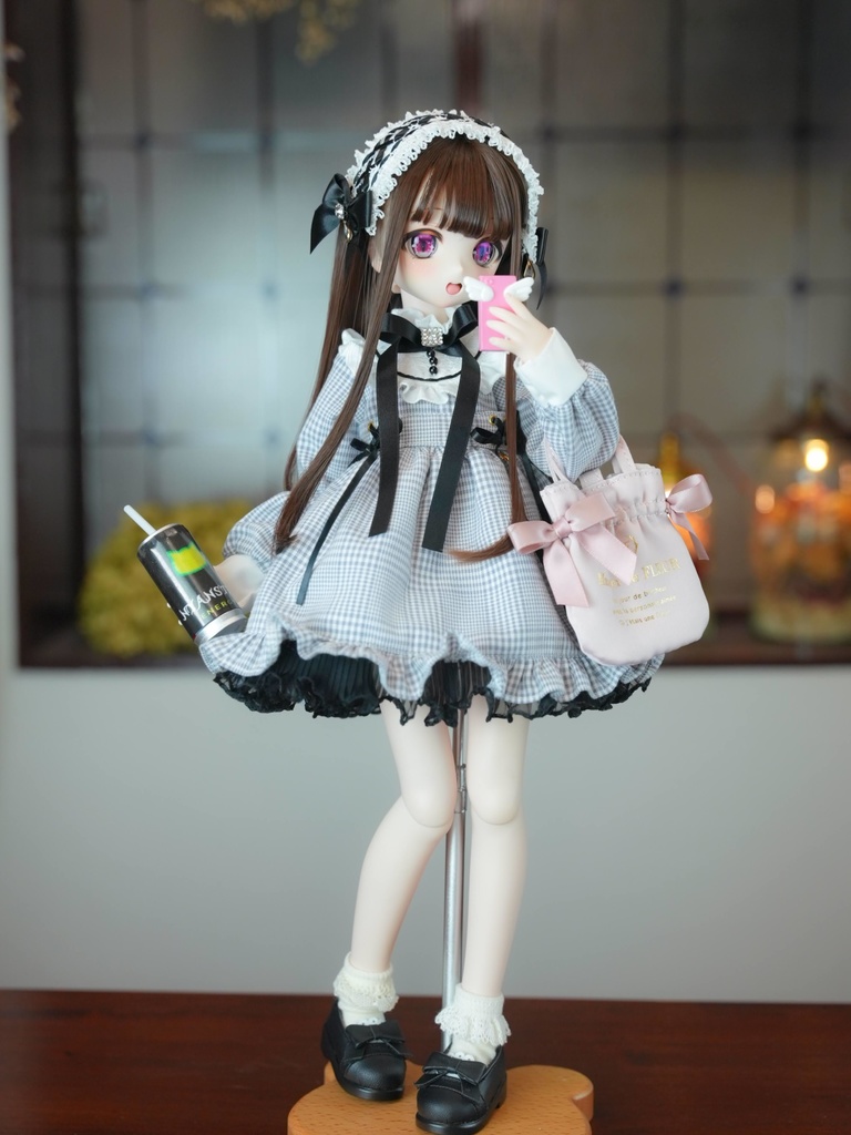 MDD / DDP / KUMAKO / SDM 【地雷ちゃん(ぐれーのちぇっく)】【Jirai-chan (gray checkered)】