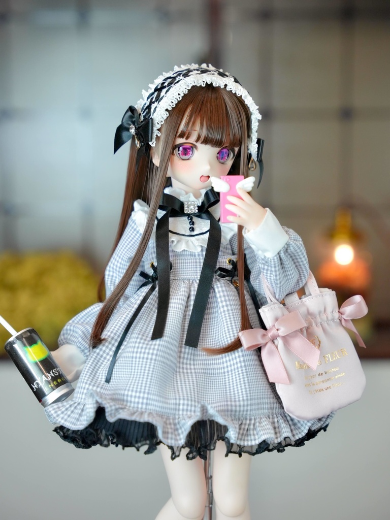 MDD / DDP / KUMAKO / SDM 【地雷ちゃん(ぐれーのちぇっく)】【Jirai-chan (gray checkered)】
