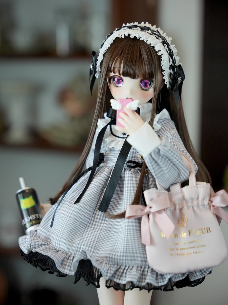 MDD / DDP / KUMAKO / SDM 【地雷ちゃん(ぐれーのちぇっく)】【Jirai-chan (gray checkered)】