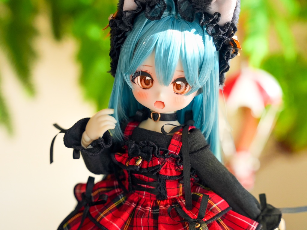 1/6 TinyFox【オフショルワンピ・ロックルージュ】【Off-shoulder dress(Red)】