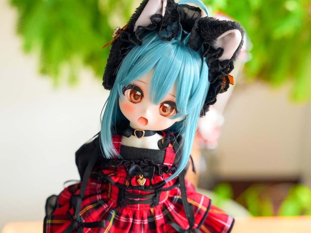 1/6 TinyFox【オフショルワンピ・ロックルージュ】【Off-shoulder dress(Red)】