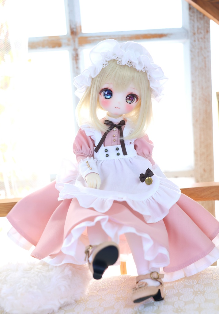 『受注 Pre-order』1/6TinyFox / BABY KUMAKO【ロイヤル・ヴィクトリアンメイド(ピンク)】【Victorian Maid Dress (Pink)】