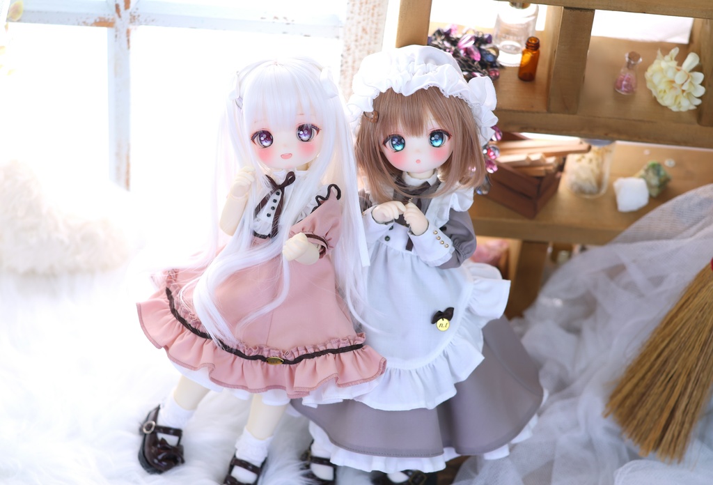 『受注 Pre-order』1/6TinyFox / BABY KUMAKO【ロイヤル・ヴィクトリアンメイド(グレージュ)】【Victorian Maid Dress (Greige)】