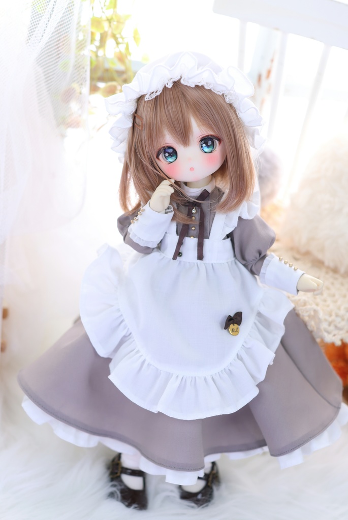 『受注 Pre-order』1/6TinyFox / BABY KUMAKO【ロイヤル・ヴィクトリアンメイド(グレージュ)】【Victorian Maid Dress (Greige)】