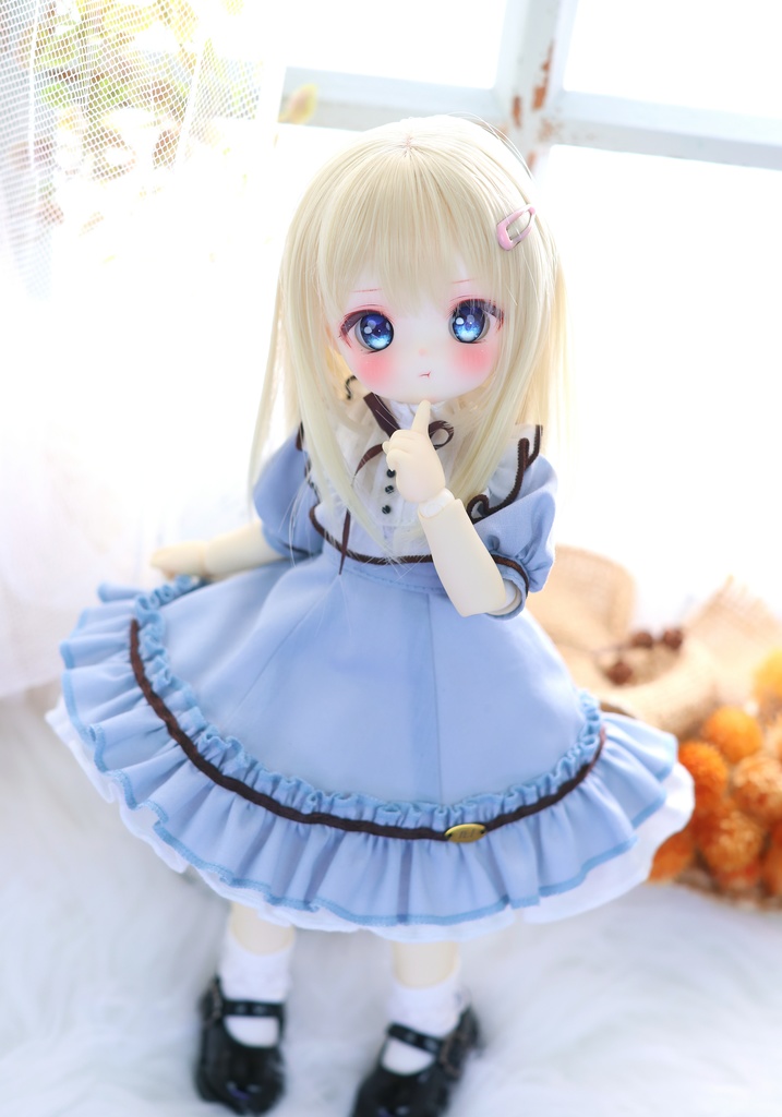 『受注 Pre-order』1/6TinyFox / BABY KUMAKO【 プチ・プリンセスドレス(水色)】【Little Lady Dress (Light blue)】