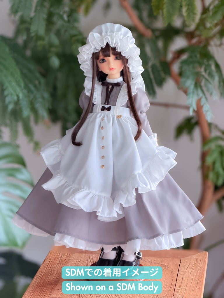 『受注 Pre-order』MDD・DDP・SDM・1/4TinyFox PEKO【ロイヤル・ヴィクトリアンメイド(グレージュ)】【Victorian Maid Dress (Greige)】