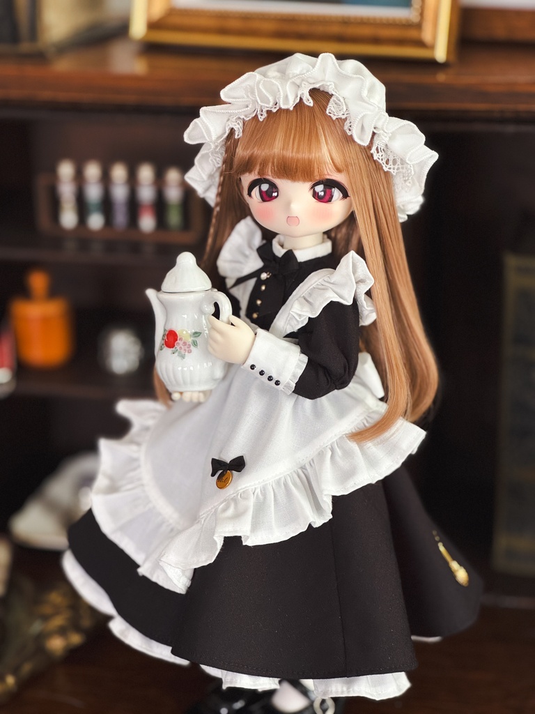 『受注 Pre-order』1/6TinyFox / BABY KUMAKO【ロイヤル・ヴィクトリアンメイド(ブラック)】【Victorian Maid Dress (Black color)】