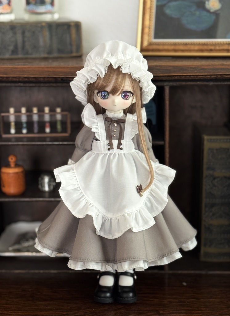 『受注 Pre-order』1/6TinyFox / BABY KUMAKO【ロイヤル・ヴィクトリアンメイド(グレージュ)】【Victorian Maid Dress (Greige)】