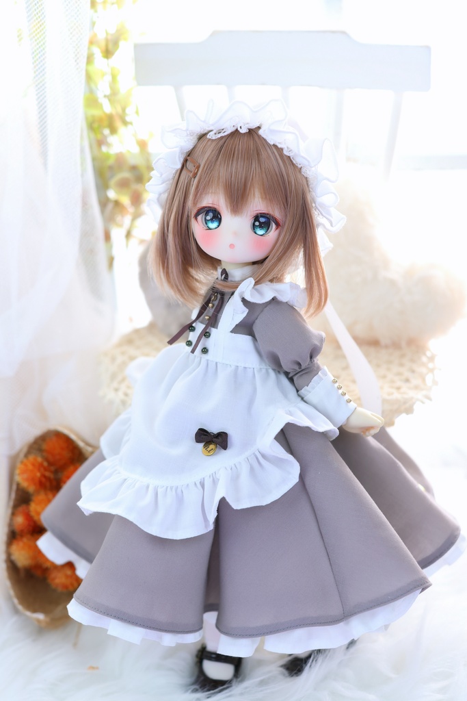 『受注 Pre-order』1/6TinyFox / BABY KUMAKO【ロイヤル・ヴィクトリアンメイド(グレージュ)】【Victorian Maid Dress (Greige)】