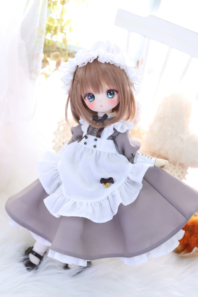 『受注 Pre-order』1/6TinyFox / BABY KUMAKO【ロイヤル・ヴィクトリアンメイド(グレージュ)】【Victorian Maid Dress (Greige)】