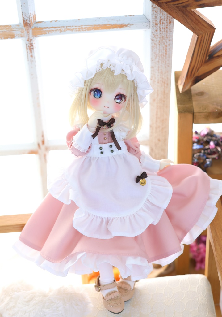 『受注 Pre-order』1/6TinyFox / BABY KUMAKO【ロイヤル・ヴィクトリアンメイド(ピンク)】【Victorian Maid Dress (Pink)】