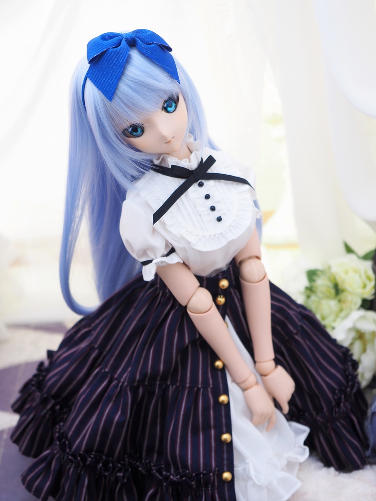 【なないろパニエ ロング(白)】【Nanairo Panier Long (White)】|MDD・DD・DDS・DDP・TinyFox PEKO・SD