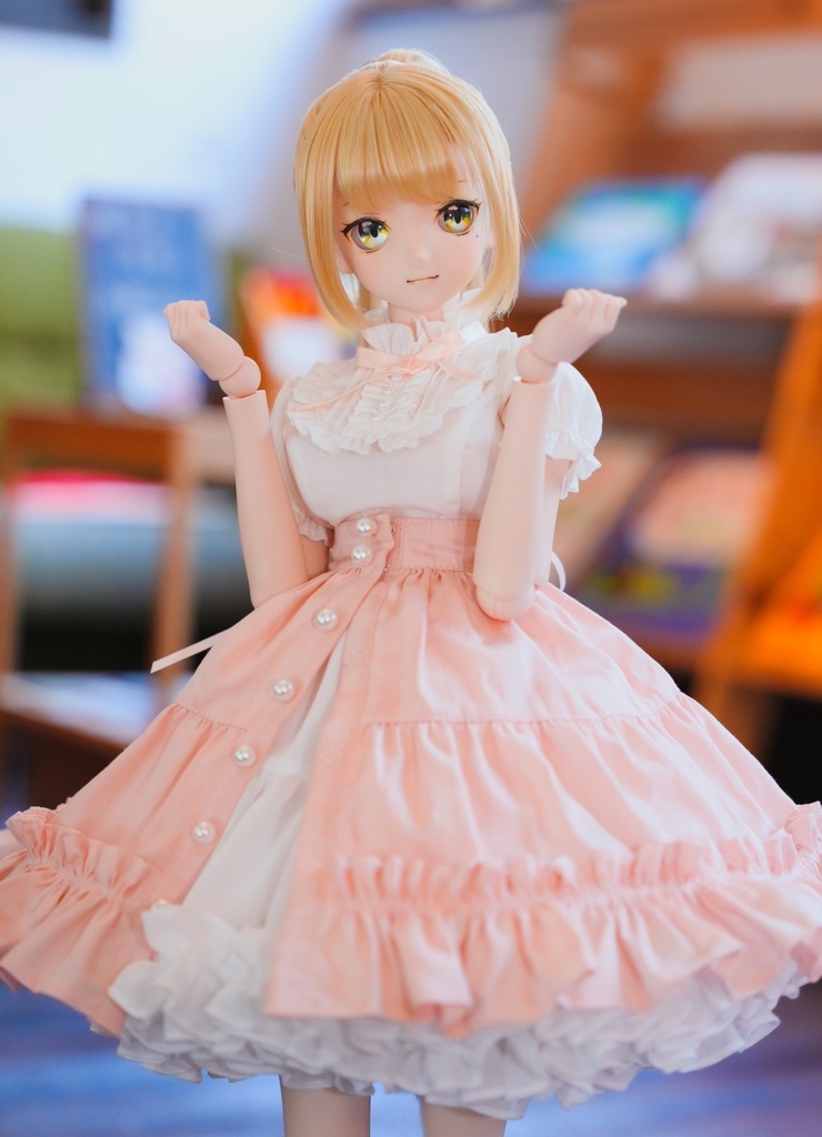 【なないろパニエ ロング(白)】【Nanairo Panier Long (White)】|MDD・DD・DDS・DDP・TinyFox PEKO・SD
