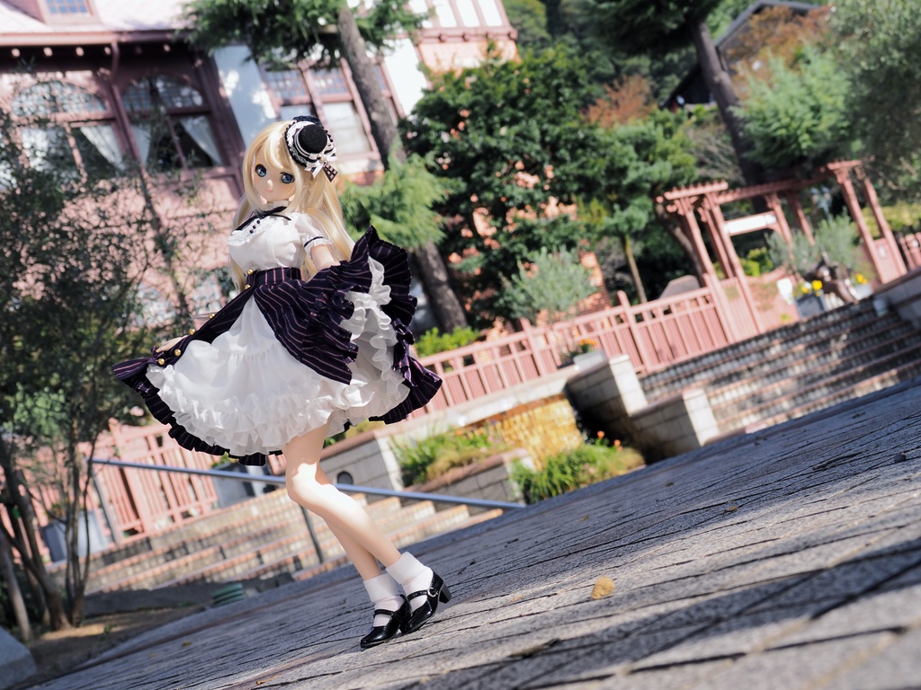 【なないろパニエ ロング(白)】【Nanairo Panier Long (White)】|MDD・DD・DDS・DDP・TinyFox PEKO・SD