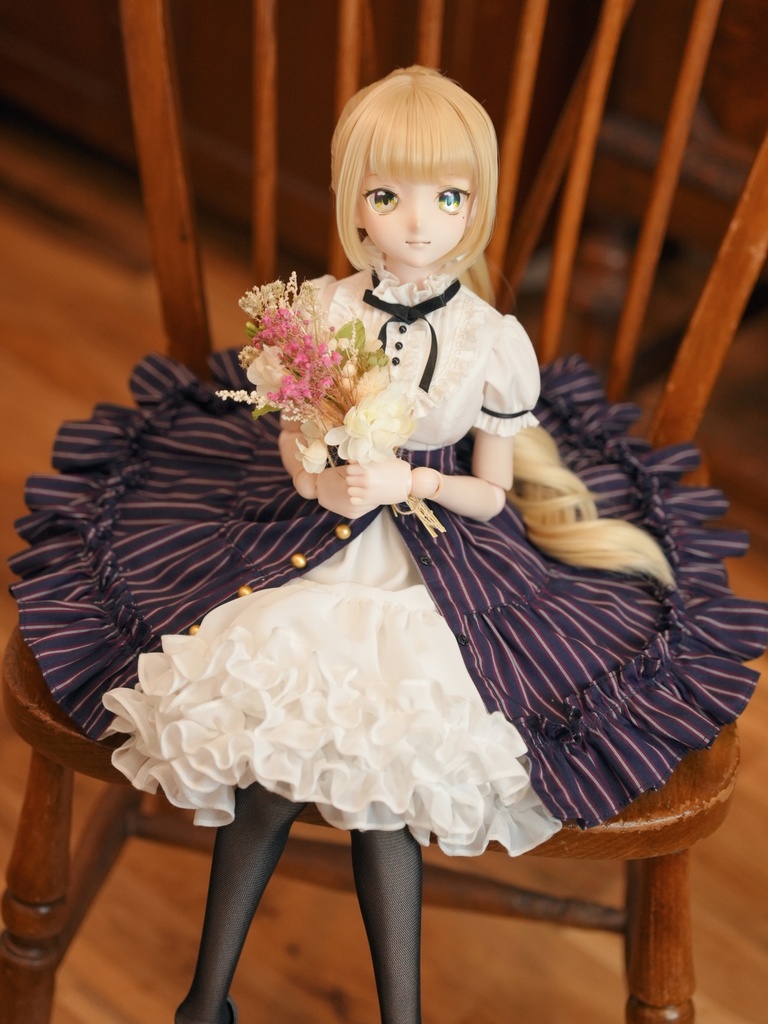 【なないろパニエ ロング(白)】【Nanairo Panier Long (White)】|MDD・DD・DDS・DDP・TinyFox PEKO・SD
