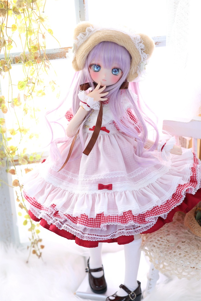 MDD / 1/4 TinyFox PEKO / KUMAKO【ハニベア・ピクニックセット(レッド)】【Honey Bear Picnic Set (Red)】