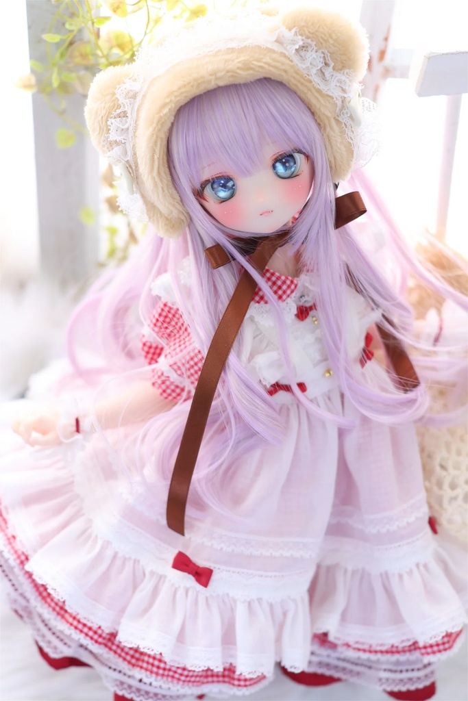 MDD / 1/4 TinyFox PEKO / KUMAKO【ハニベア・ピクニックセット(レッド)】【Honey Bear Picnic Set (Red)】
