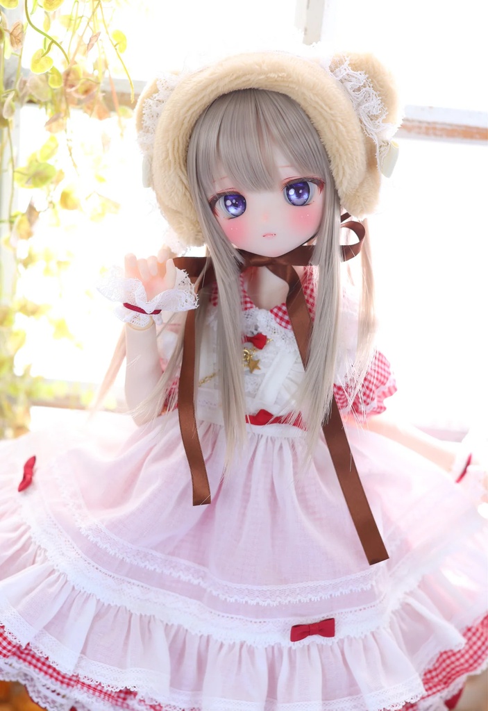 MDD / 1/4 TinyFox PEKO / KUMAKO【ハニベア・ピクニックセット(レッド)】【Honey Bear Picnic Set (Red)】
