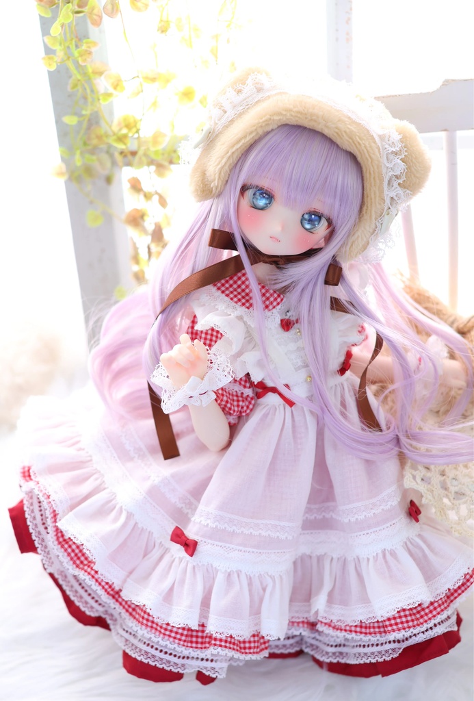MDD / 1/4 TinyFox PEKO / KUMAKO【ハニベア・ピクニックセット(レッド)】【Honey Bear Picnic Set (Red)】