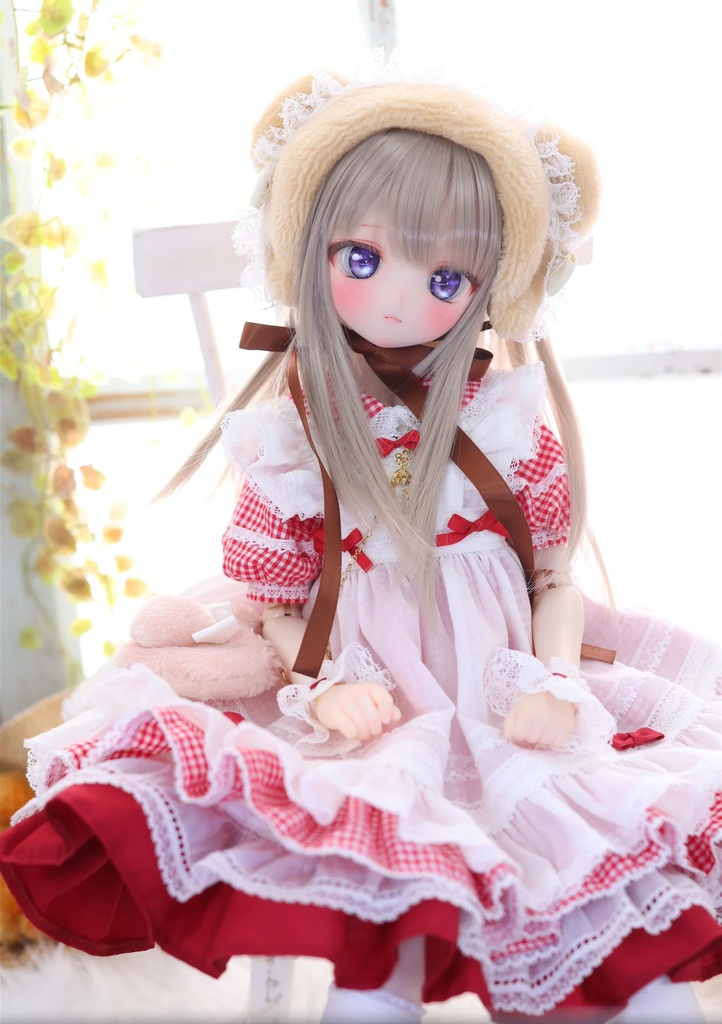 MDD / 1/4 TinyFox PEKO / KUMAKO【ハニベア・ピクニックセット(レッド)】【Honey Bear Picnic Set (Red)】