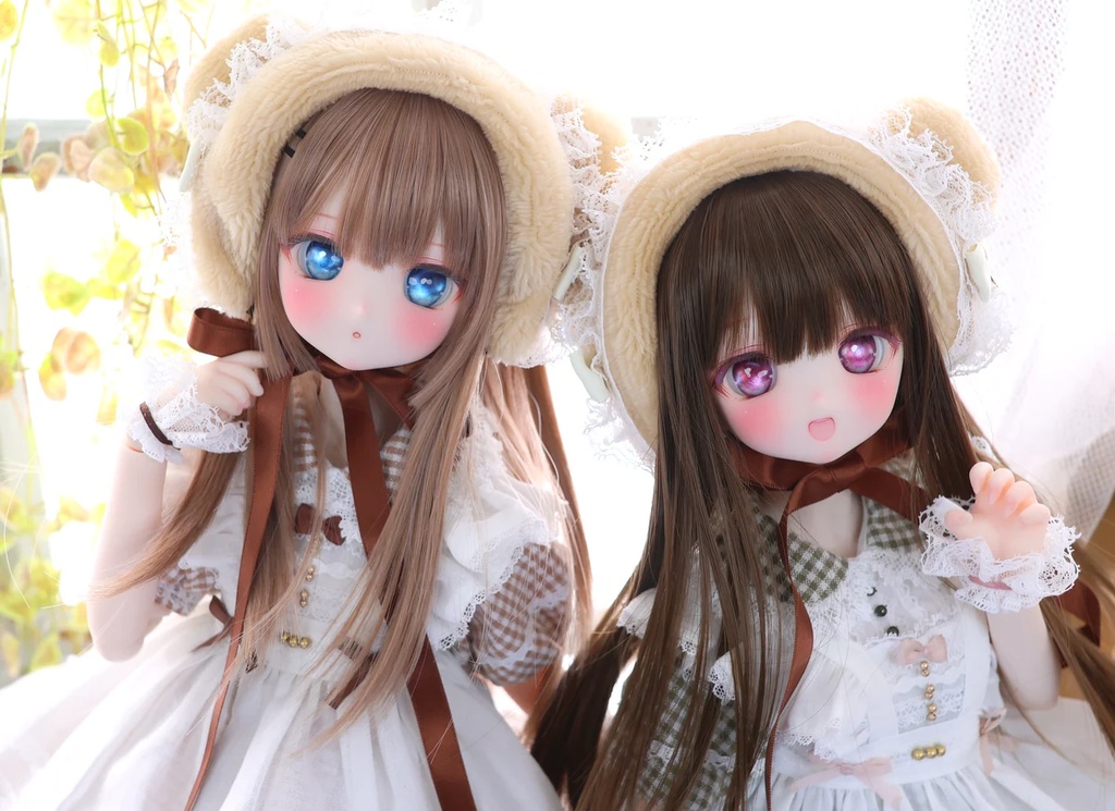 MDD / 1/4 TinyFox PEKO / KUMAKO【ハニベア・ピクニックセット(グリーン)】【Honey Bear Picnic Set (Green)】