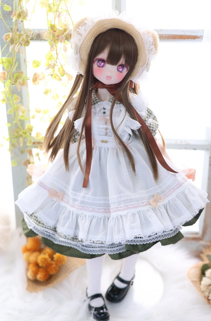 MDD / 1/4 TinyFox PEKO / KUMAKO【ハニベア・ピクニックセット(グリーン)】【Honey Bear Picnic Set (Green)】