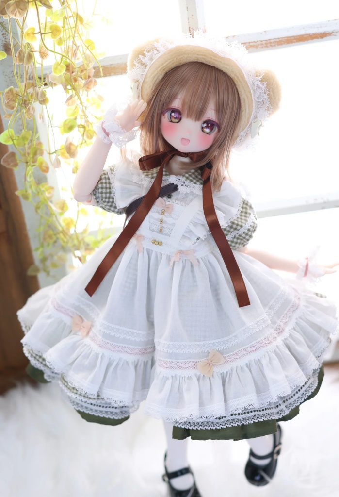 MDD / 1/4 TinyFox PEKO / KUMAKO【ハニベア・ピクニックセット(グリーン)】【Honey Bear Picnic Set (Green)】
