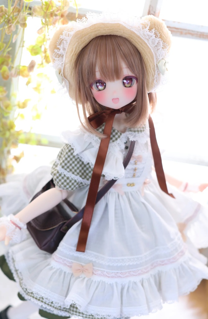 MDD / 1/4 TinyFox PEKO / KUMAKO【ハニベア・ピクニックセット(グリーン)】【Honey Bear Picnic Set (Green)】