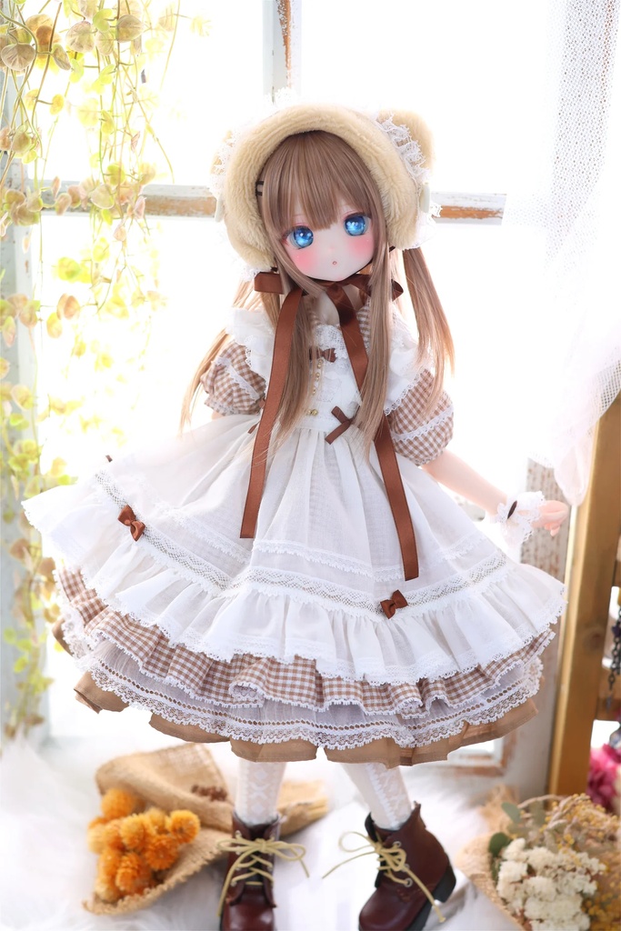 MDD / 1/4 TinyFox PEKO / KUMAKO【ハニベア・ピクニックセット(ブラウン)】【Honey Bear Picnic Set (Brown)】