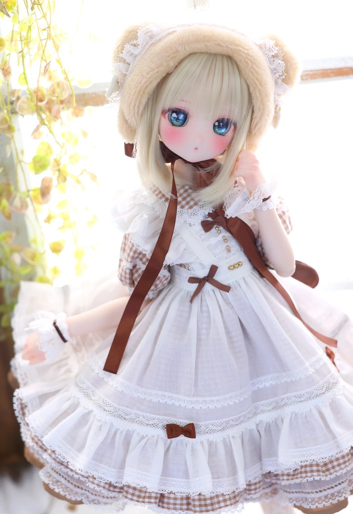 MDD / 1/4 TinyFox PEKO / KUMAKO【ハニベア・ピクニックセット(ブラウン)】【Honey Bear Picnic Set (Brown)】