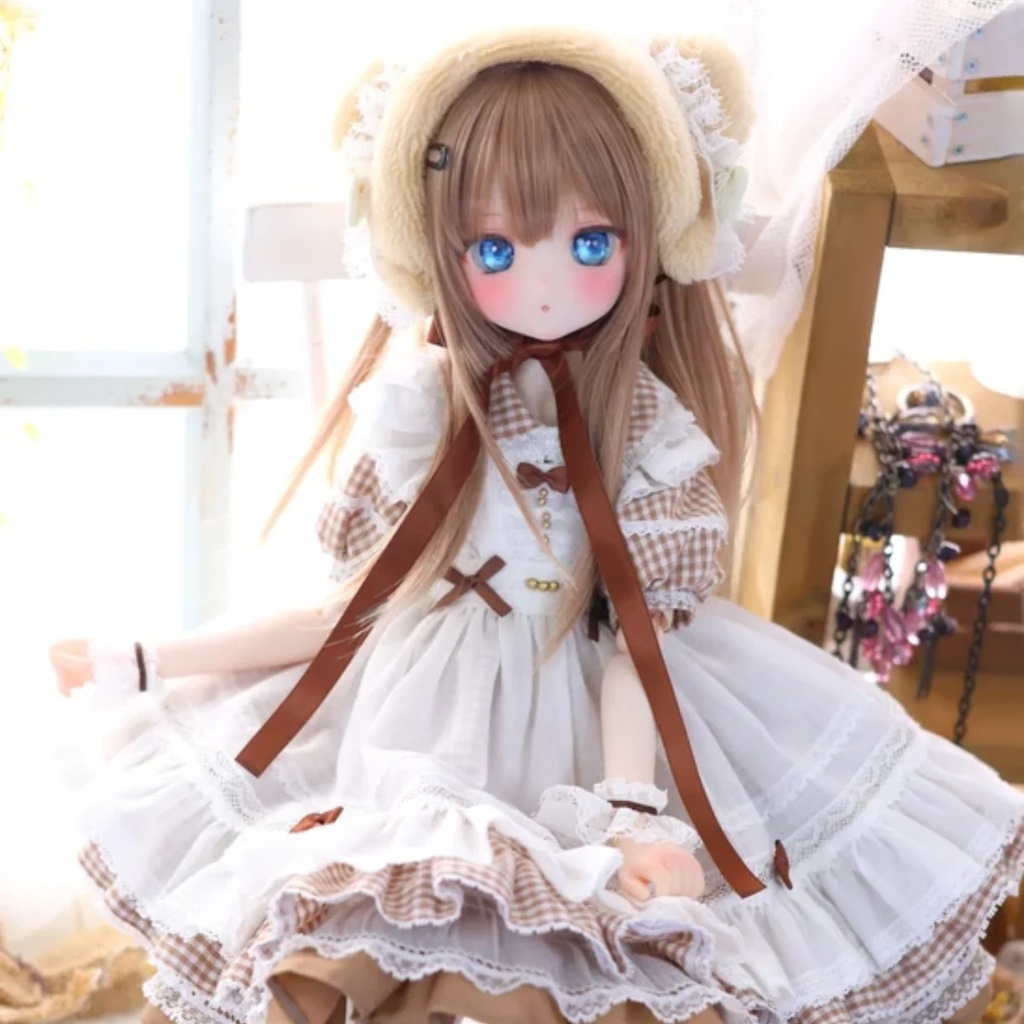 MDD / 1/4 TinyFox PEKO / KUMAKO【ハニベア・ピクニックセット（ブラウン）】【Honey Bear Picnic Set (Brown)】