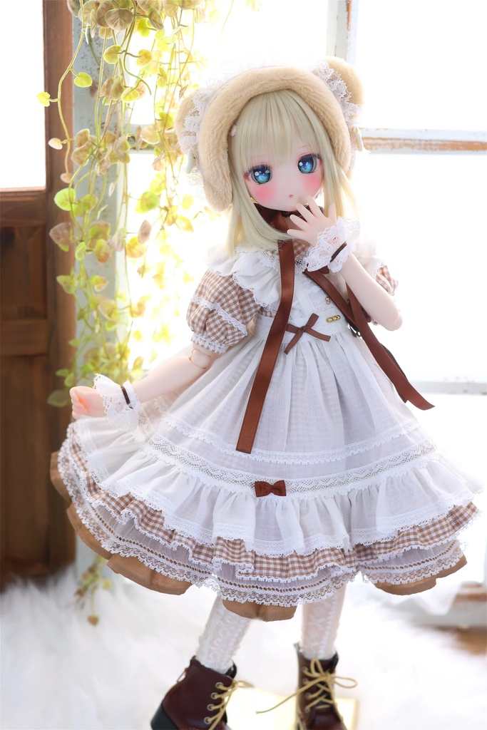 MDD / 1/4 TinyFox PEKO / KUMAKO【ハニベア・ピクニックセット(ブラウン)】【Honey Bear Picnic Set (Brown)】