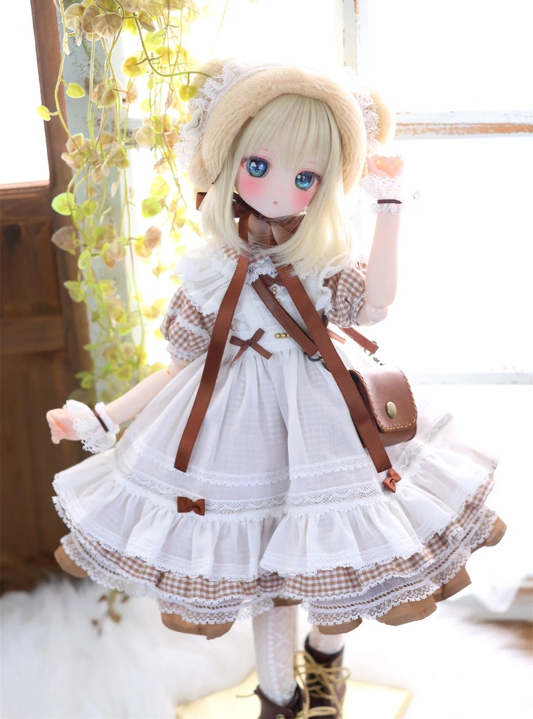 MDD / 1/4 TinyFox PEKO / KUMAKO【ハニベア・ピクニックセット(ブラウン)】【Honey Bear Picnic Set (Brown)】