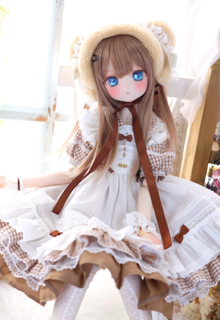 MDD / 1/4 TinyFox PEKO / KUMAKO【ハニベア・ピクニックセット(ブラウン)】【Honey Bear Picnic Set (Brown)】
