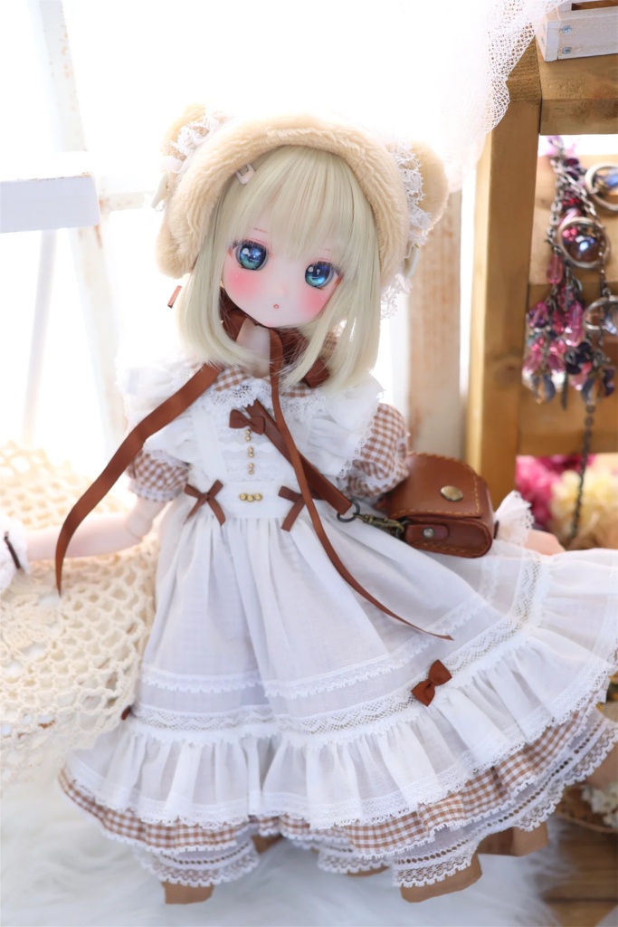 MDD / 1/4 TinyFox PEKO / KUMAKO【ハニベア・ピクニックセット(ブラウン)】【Honey Bear Picnic Set (Brown)】