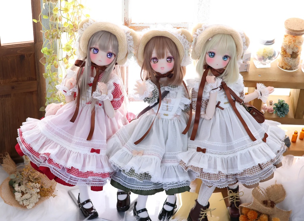 MDD / DD / 1/4 TinyFox PEKO / KUMAKO【クマ耳ヘッドドレス】【Bear-Ear Headdress】