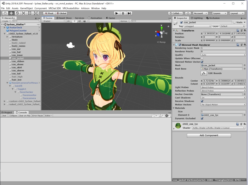 シーン内の頂点とか三角を数えてくれるやつ【Unityエディタ拡張】Polygon Counter ver 0.5