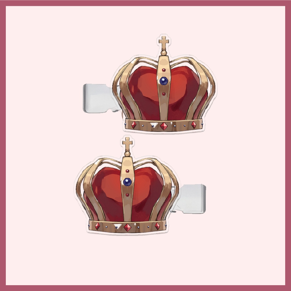 【Persona】王冠アクリルへアクリップ