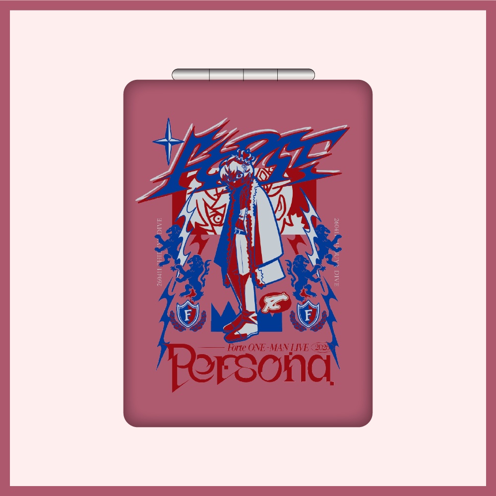 【Persona】折りたたみコンパクトミラー