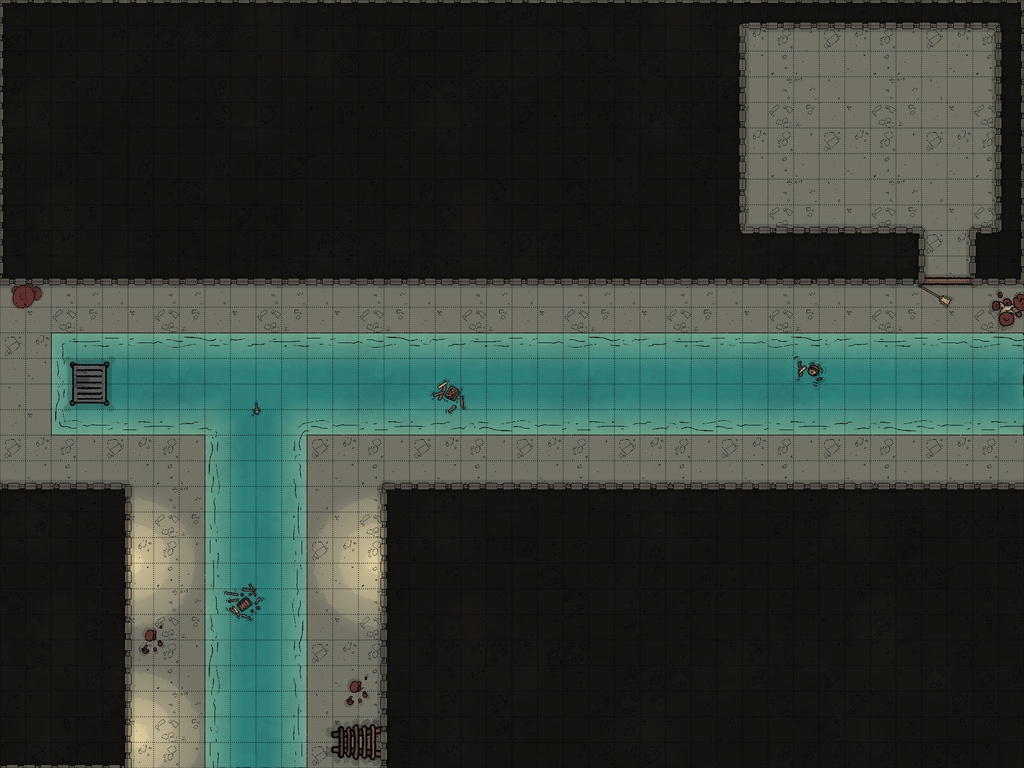 【無料】地獄の下水道掃除:マップとNPC