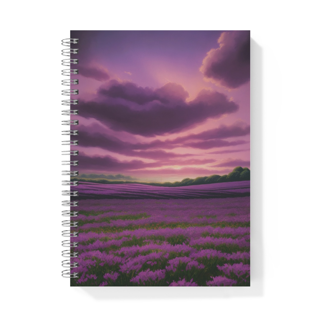 Notebook Field with flowers
