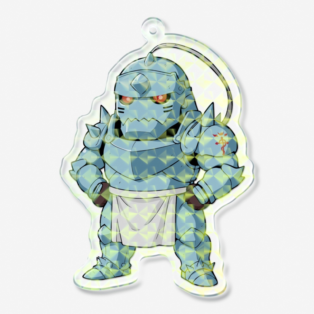 Alphonse Elric Chibi Art Keychain