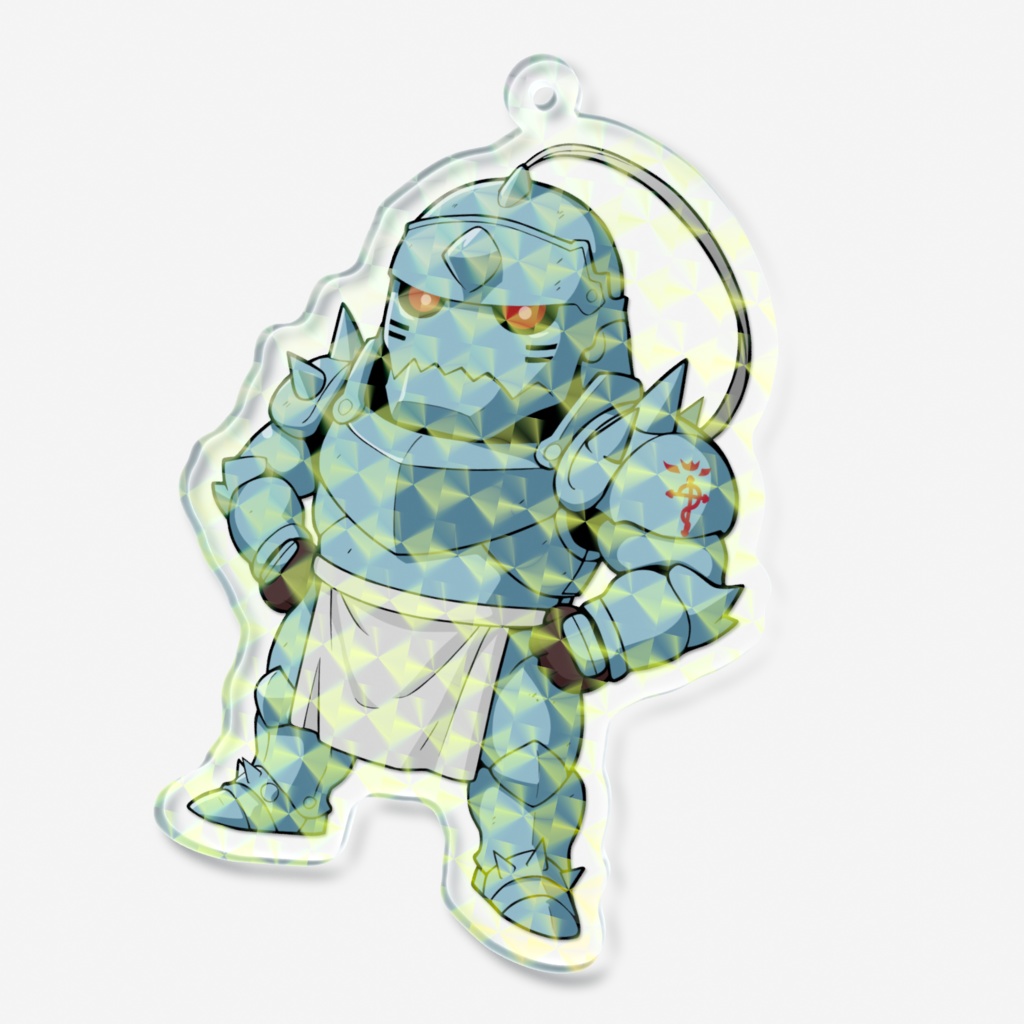 Alphonse Elric Chibi Art Keychain