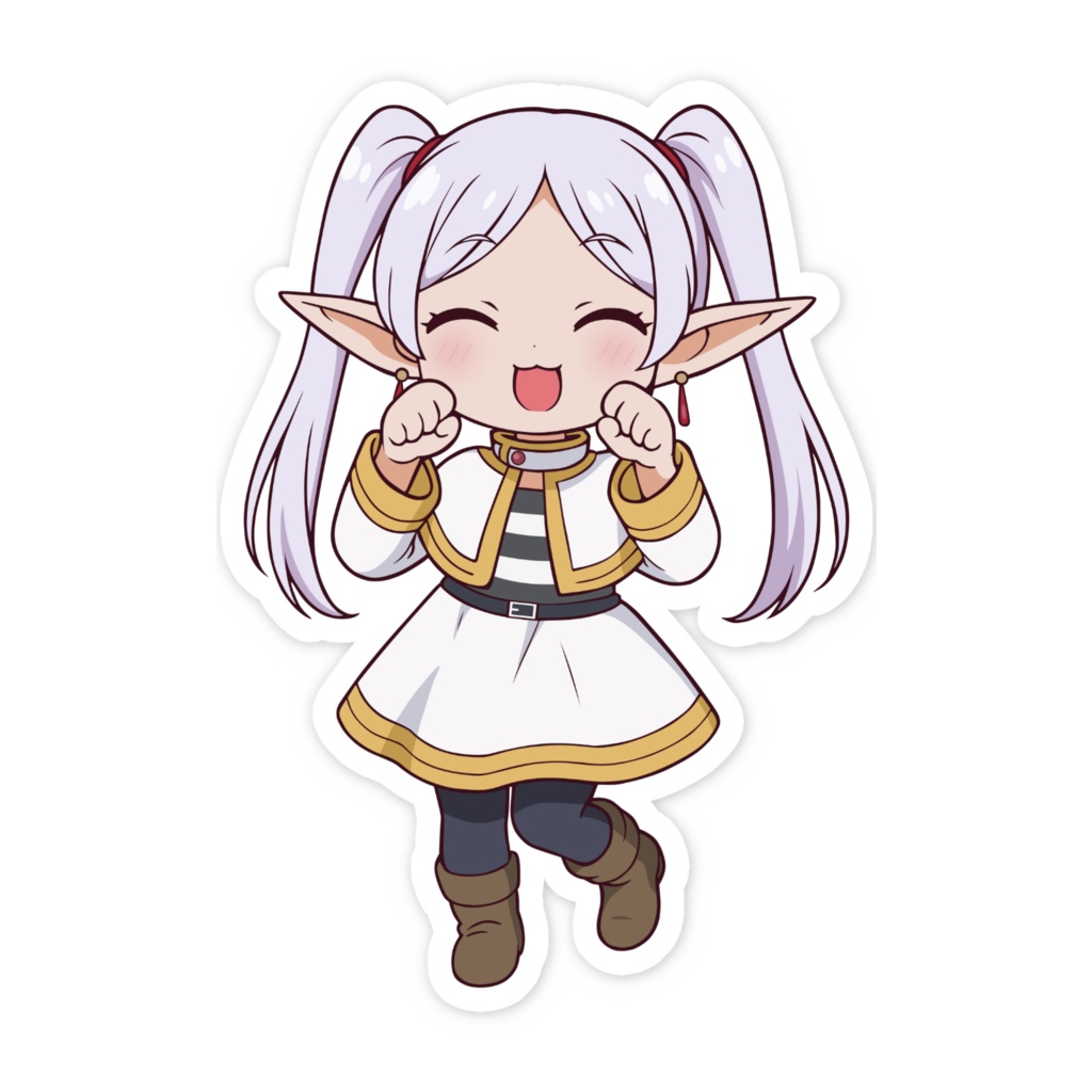 Frieren Chibi Elf Mage