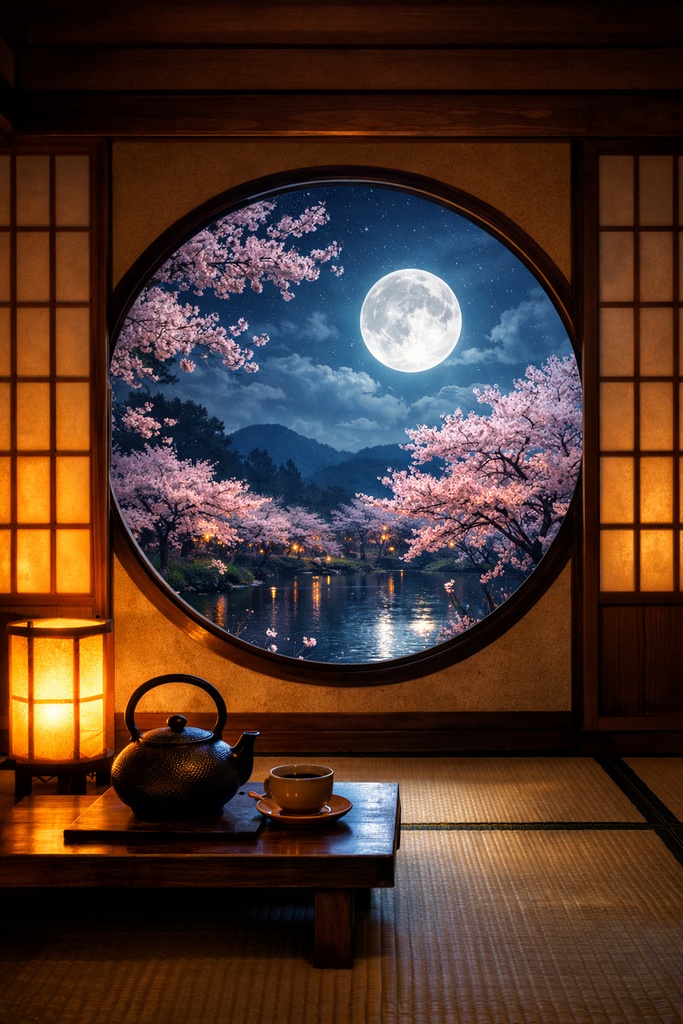 桜風景画壁紙10枚ふ