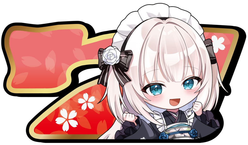 7図柄アクキー【赤】