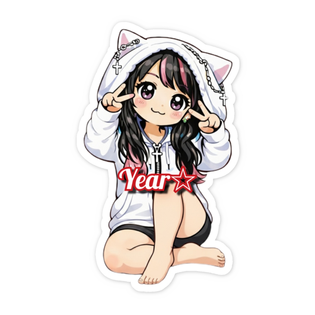 Yearステッカー