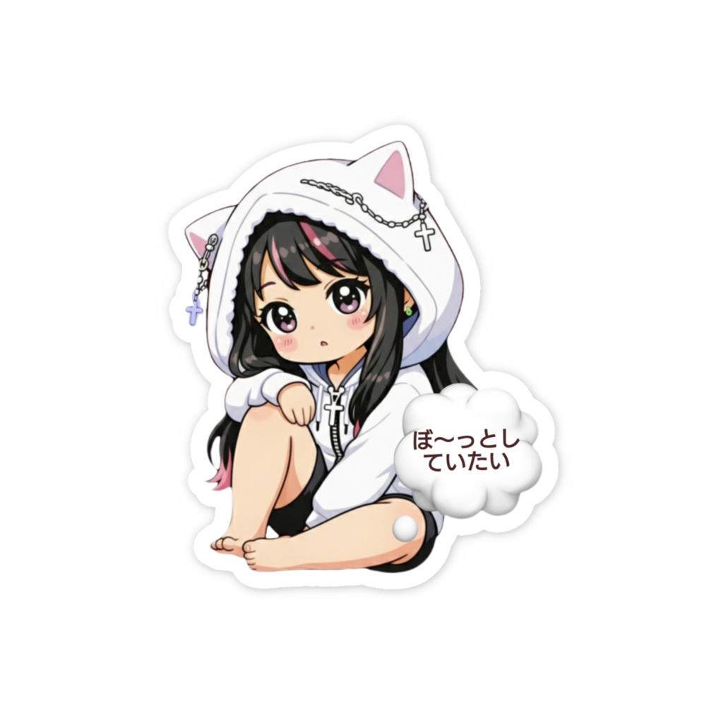 ぼ〜っとステッカー